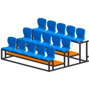 Купить Трибуна мобильная 3 ряда сиденья пластиковые на 15 мест в Аркадаке 