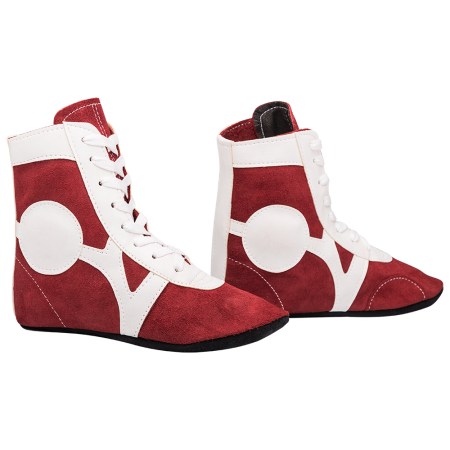Купить Обувь для самбо RS001/2, замша, красный Rusco в Аркадаке 