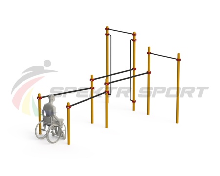 Купить Спортивный комплекс для инвалидов-колясочников WRK-D19_76mm в Аркадаке 