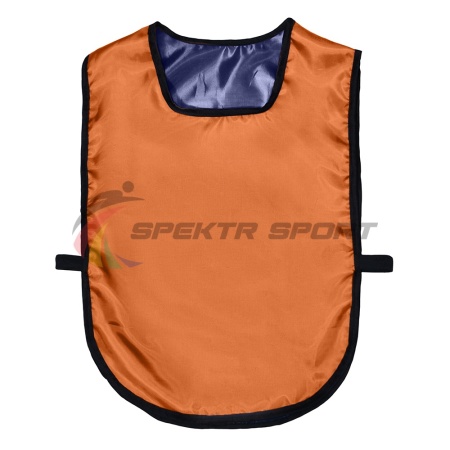Купить Манишка футбольная двусторонняя универсальная Spektr Sport оранжево-синяя в Аркадаке 